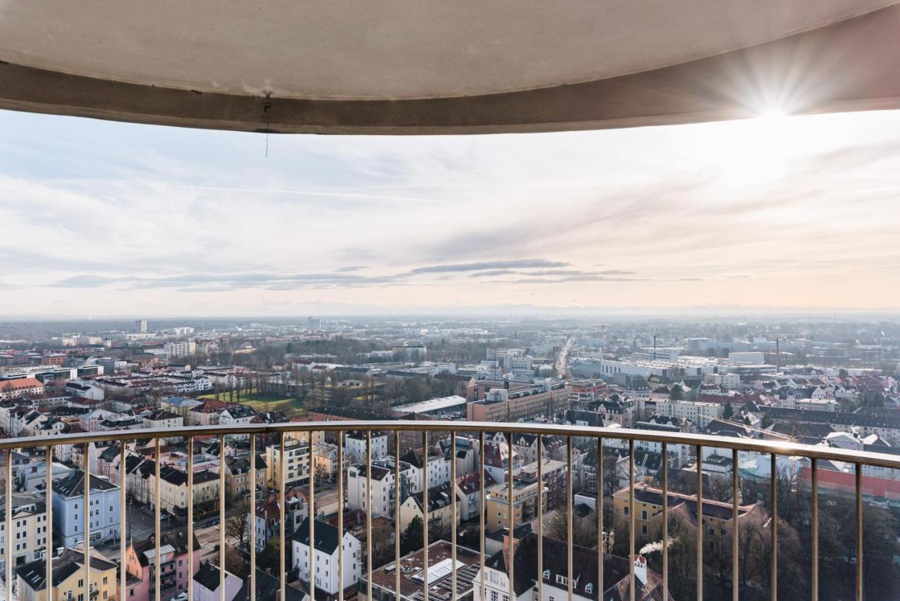 Great City View I 26 Floor I Netflix And Boxspringbed Augsburg Exterior photo